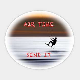 Kite Surfing Air time Send It Sticker